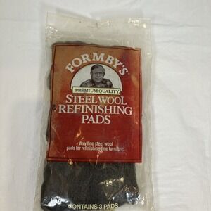 Formbys Premium Quality Steel Wool Replenishing Pads‎ 3 Pad Pack